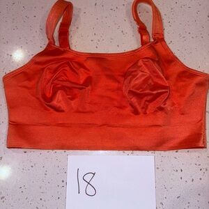 Ruby Ribbon Lace Demiette - Coral, size 36